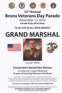 Bronx Veterans Parade in Throggs Neck, Nov. 13