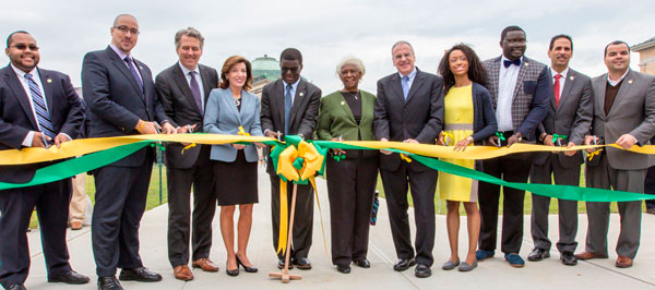 Bronx Community College Opens New Quad|Bronx Community College Opens New Quad