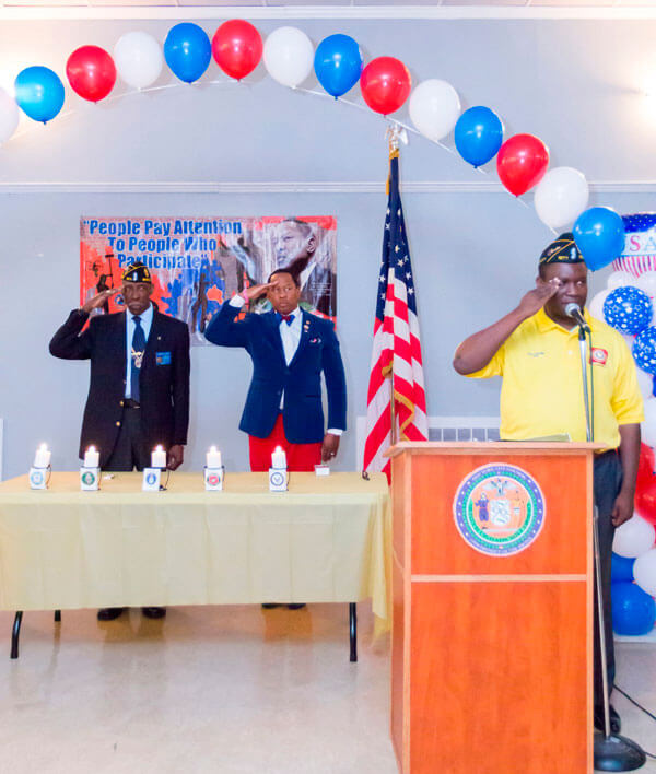 Elected officals celebrate veterans in Co-op City