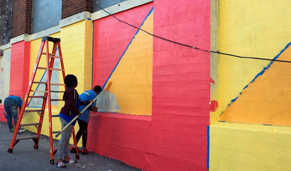 KIPP Academy Students Complete Mural Project