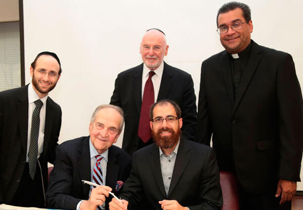 Calvary Dedicates Historic Torah Scroll