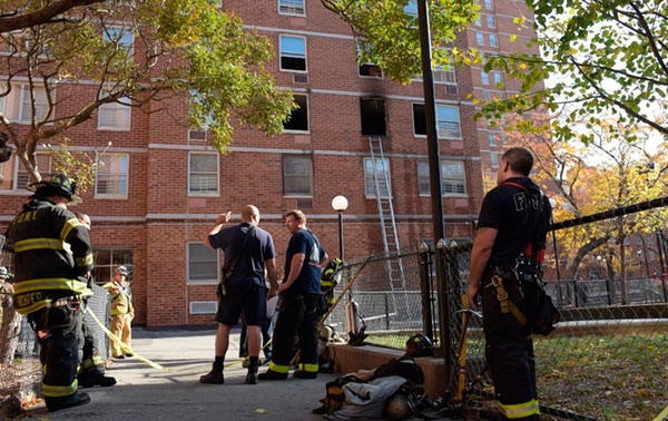 Fire At The Stevenson Commons