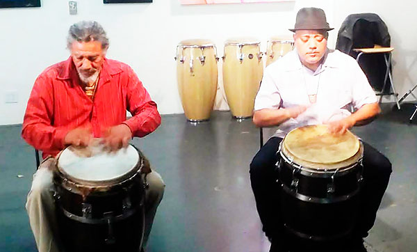 Angel Reyes Teaches Bomba Drumming