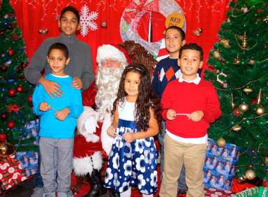 Santa Visits Throggs Neck Shopping Center