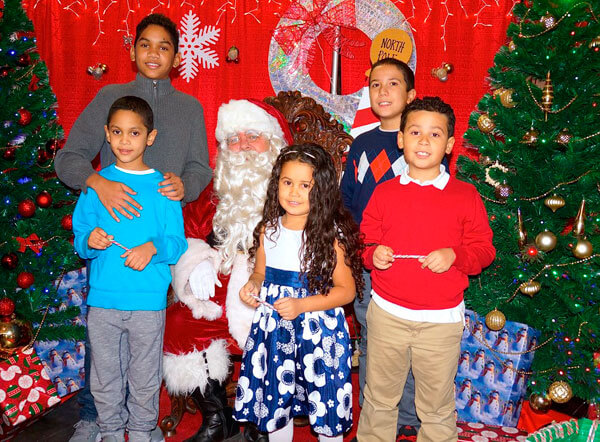 Santa Visits Throggs Neck Shopping Center