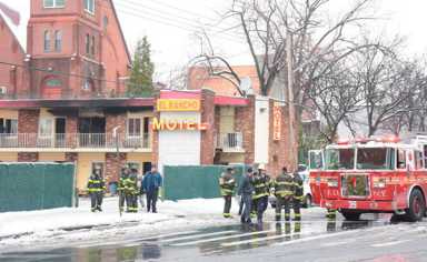 A fire at Williamsbridge motel is under investigation