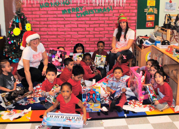 Triumph Construction makes holidays bright for 125 Hunts Point children