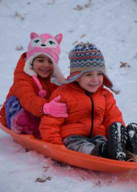 Snow Storm Creates Winter Wonderland