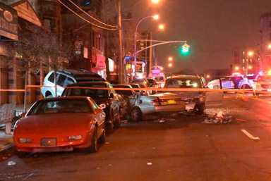 1 Dead, 4 injured in hit & run car crash