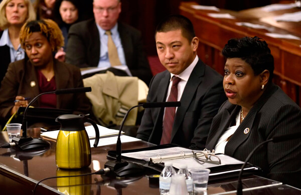 DA Clark Testifies At Rikers Island Hearing