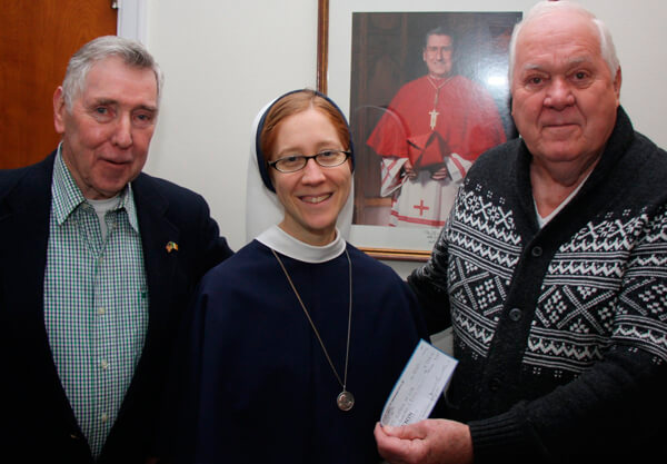 AOH Division 4 Donates To Sisters Of Life