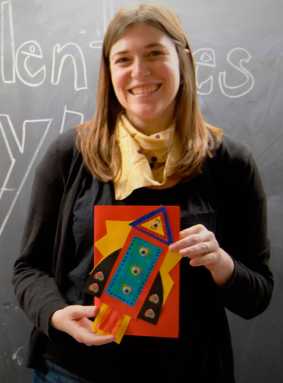 Youth Create Valentine Cards At Lehman College
