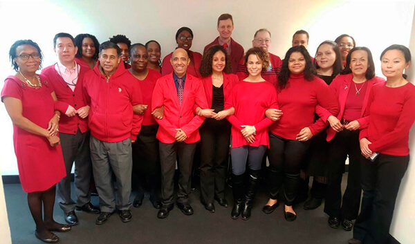 Bronx Community Health Network’s Wear Red Day