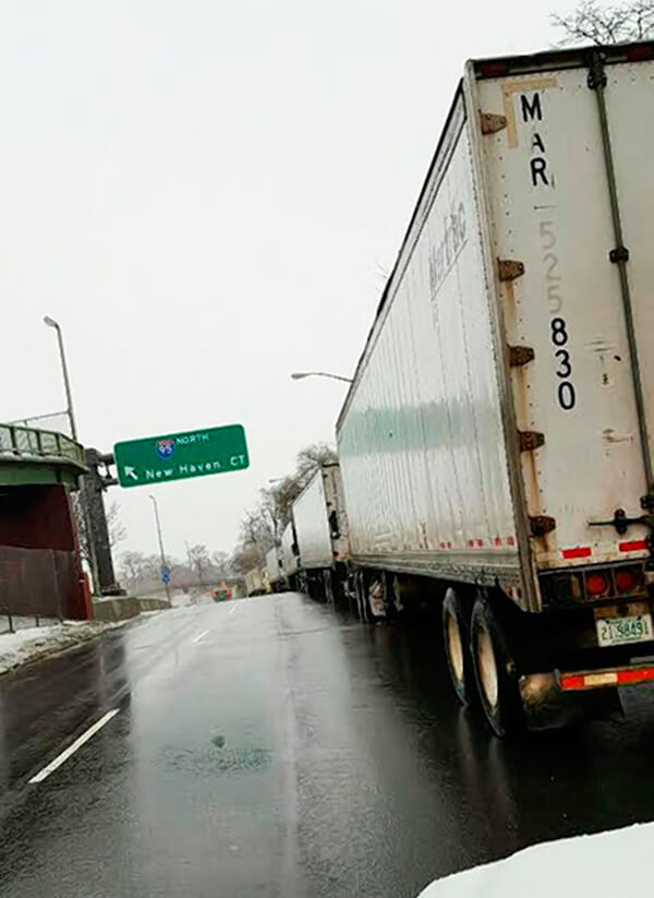 Illegal trucks towed, fined/45th removes stored semis from park area