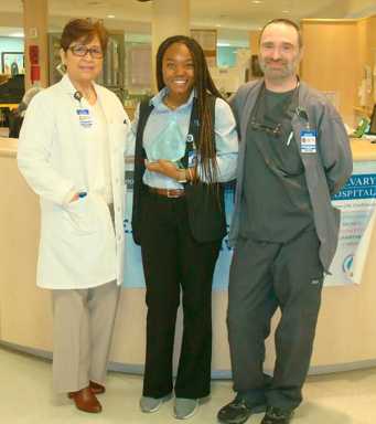 Calvary Hospital Commends Quasha Morefield
