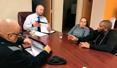 Salamanca Meets With NYCHA Tenant Leaders