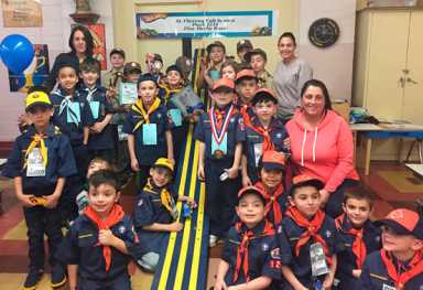 Cub Scouts Pack 1214’s Pine Derby Race