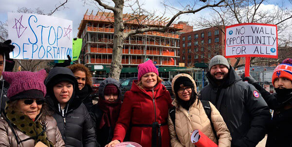 Council Members March For Immigrants