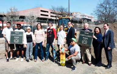 Van Cortlandt Skate Park groundbreaking|Van Cortlandt Skate Park groundbreaking