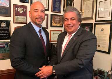 Diaz Meets With Dominican Consulate