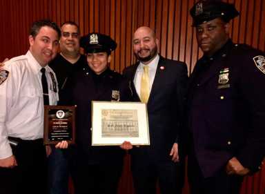 Salamanca Honors 40th Pct. Cops