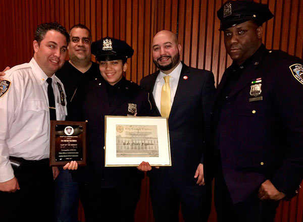 Salamanca Honors 40th Pct. Cops