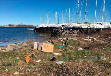 Vols remove debris from Pelham Cemetery