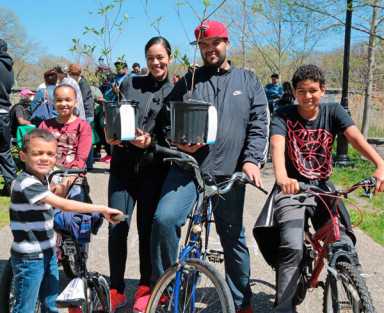 Crotona Park Holds Free Tree Giveaway