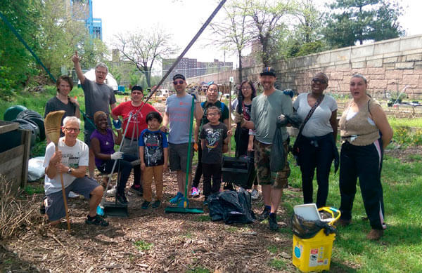 TransALT Cleans Madison Ave. Bridge|TransALT Cleans Madison Ave. Bridge