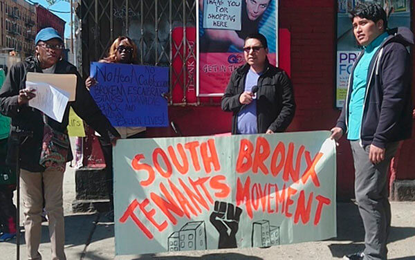 139th St. residents protest landlord, management|139th St. residents protest landlord, management