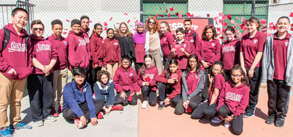 M.S. 101 Hosts Red Ribbon Ceremony