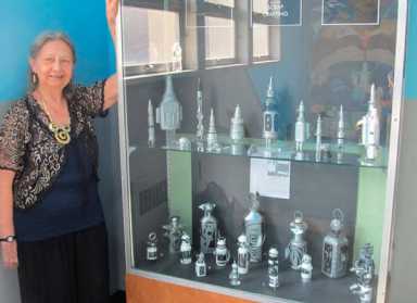 Allerton artist creates space objects, robots