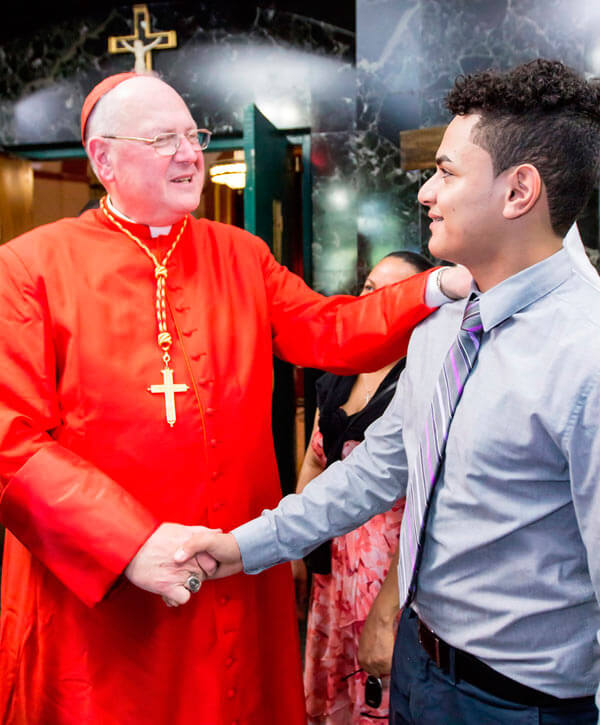 Cardinal Dolan Celebrates Hayes’ 75th