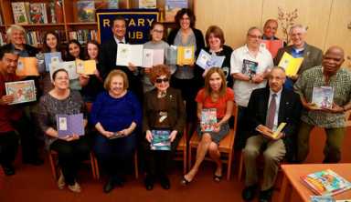 Rotary Club Gives P.S. 175 Books