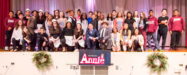 M.S. 101 Students Perform Annie