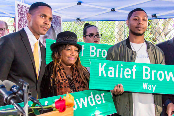 Kalief Browder honored with street co-naming