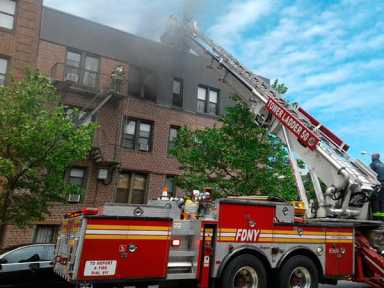 Apartment Fire At 1803 Mahan Avenue