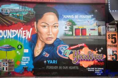 TATS CRU, FX paint mural to fallen EMT