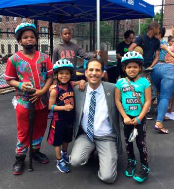 Cabrera Hosts Free Bike Helmet Giveaway