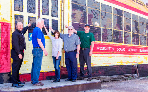 Mural celebrates the Square’s historical heritage