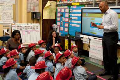 Mariano Deputizes P.S. 63 Students