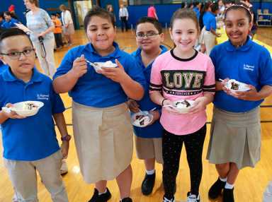 St. Raymond Hosts Ice Cream Social