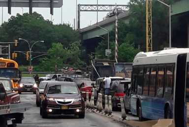 Fallen Tree Causes Bridge Traffic Woes