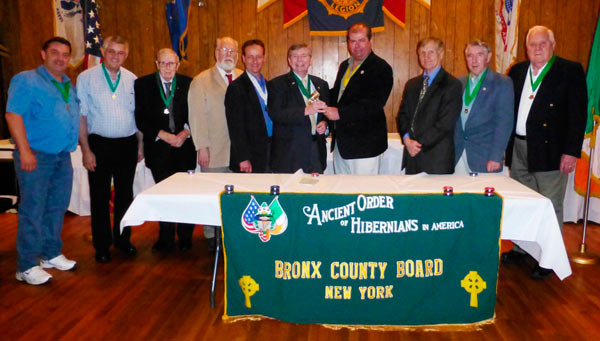 AOH Bronx Board Installs Officers