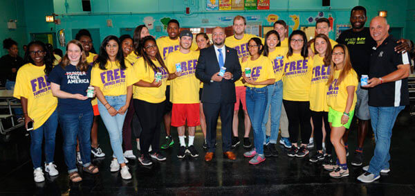 Salamanca, Yankees’ Leyritz Promote Meals