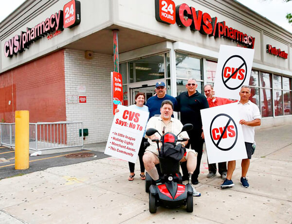 Merchant’s CVS protest reveals corporate greed