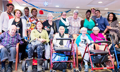 Plaza Rehab holiday show for residents