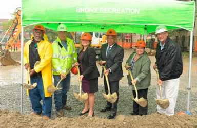 Saw Mill Playground renovation project started