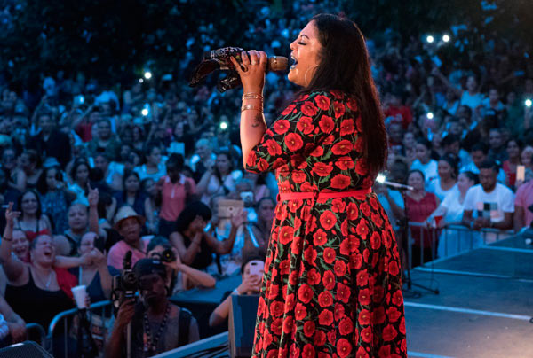 La India Performs At SummerStage