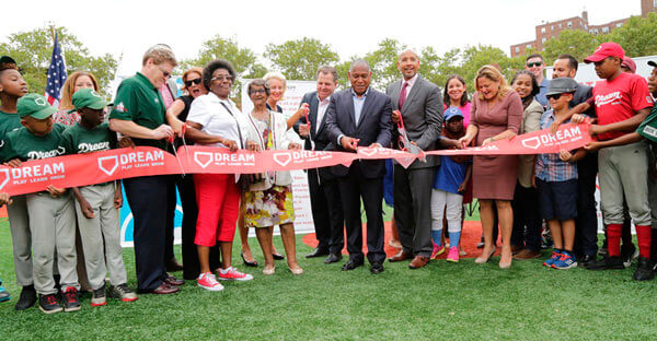 Patterson Playground sports new ball field